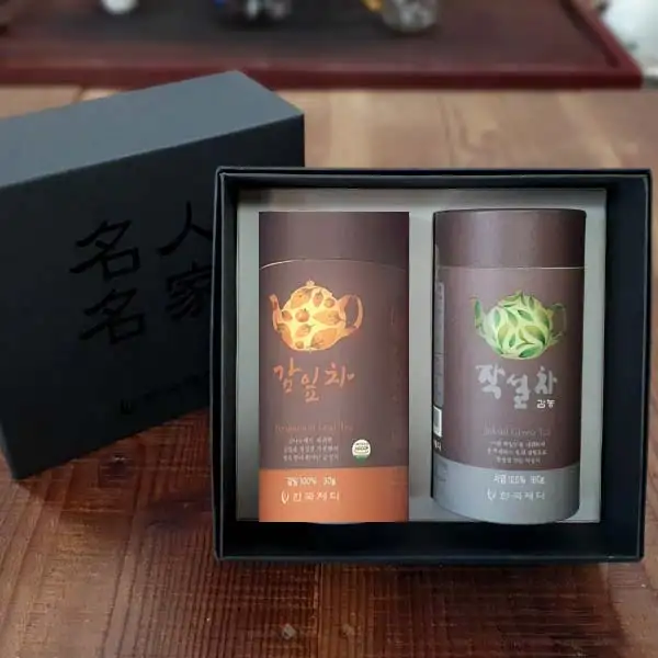 绿茶礼盒套装(柿农+柿叶茶)春节佳节感恩礼物推荐