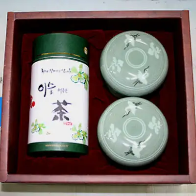 Pesticide-Free Dew Tea Gift Set - Couple Tea Set (2 Personal Tea Sets + 25g) / Hydrangea Gam-ro Tea