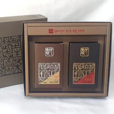 조태연家中雀绿茶+黄茶套装 智异山有机农产手工绿茶