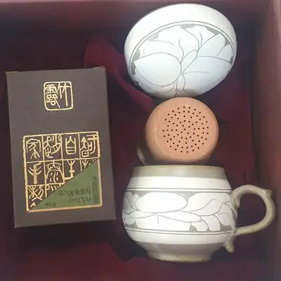 绿茶茶具礼盒 牡丹 一人茶具 조태연가 有机农业细作