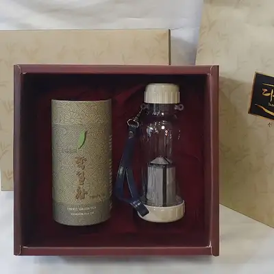 绿茶雨前甘露礼盒 台湾便携茶具套装 春节中秋节礼物