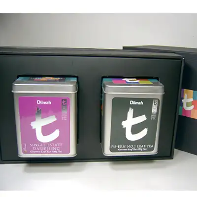 Dilmah Black Tea (Darjeeling) + Pu-erh Tea Gift Set