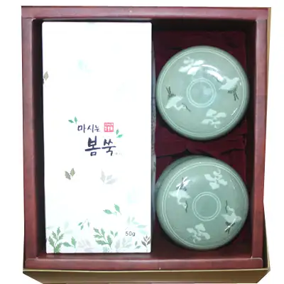 조太淵家艾草茶夫婦茶具組合 春節 秋夕 感謝禮物