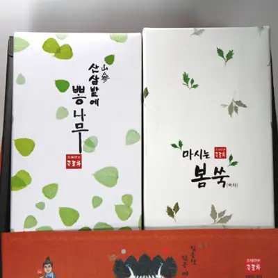 Jukro Tea 2-Type Gift Set No. 5 - Mulberry Leaf Tea + Mugwort Tea