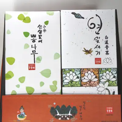 Jukrochae 2-Type Gift Set No. 4 - Mulberry Leaf Tea + Lotus Leaf Tea