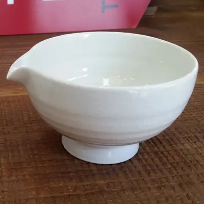 Sook-Woo Buncheong Crackle Ice-Pattern Water Cooler Sharing Tea Bowl for 3 People