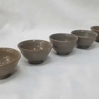 闻庆柴窑茶杯5个 可选加购茶壶