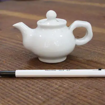 白汤器抹茶茶道课程用幼儿茶壶