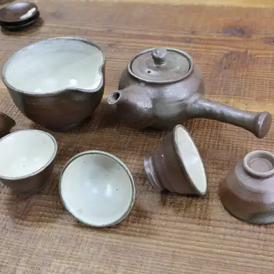 Jeju Volcanic Ash 5-Person Tea Set - Limited Edition