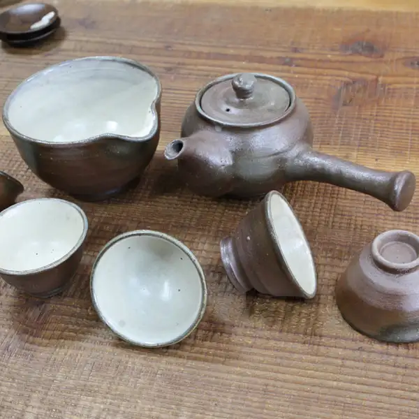 济州火山灰5人茶具套装-限定版