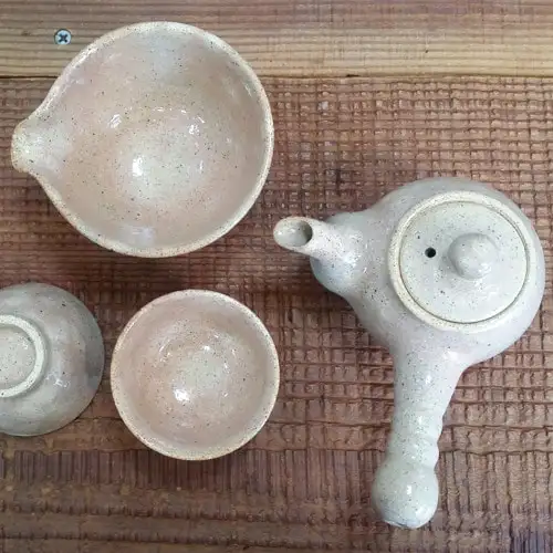 枫叶2人茶具套装/茶壶/公道杯/茶杯2个