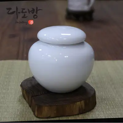 景德镇白瓷茶叶罐/茶荷/普洱茶乌龙茶茶艺课程用品