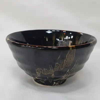 人间文化财海林李春奎名匠珍贵黑釉茶碗