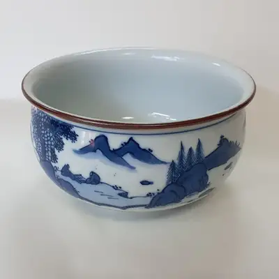 古董青花退水器 アンティーク退水具