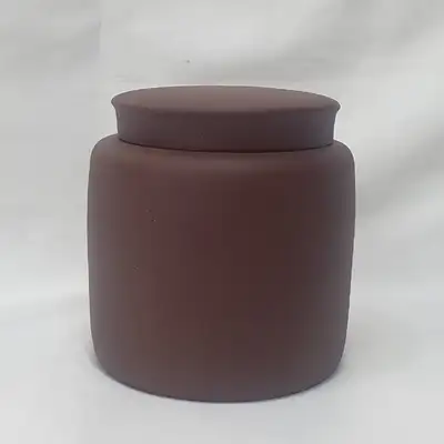 紫砂茶罐(双罐) 2024-09号茶号普洱茶储存罐 紫砂陶罐