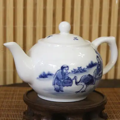 Premium Blue and White Teapot Shin Model 3
