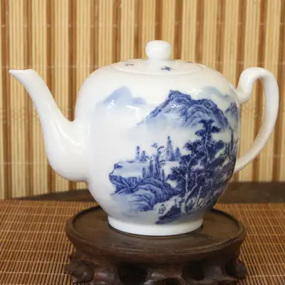 Premium Blue and White Teapot Shin No. 5