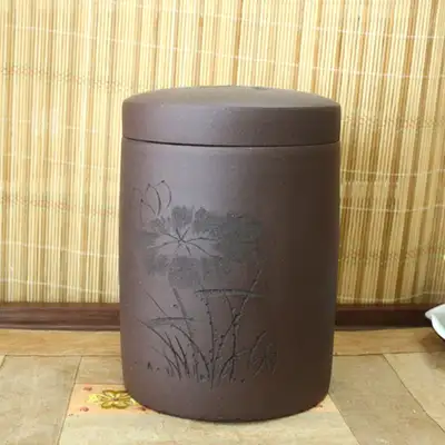 Zisha Tea Canister (Double-Lid) Large Xin 10 / Tea Jar / Tea Storage Container / Zisha Jar