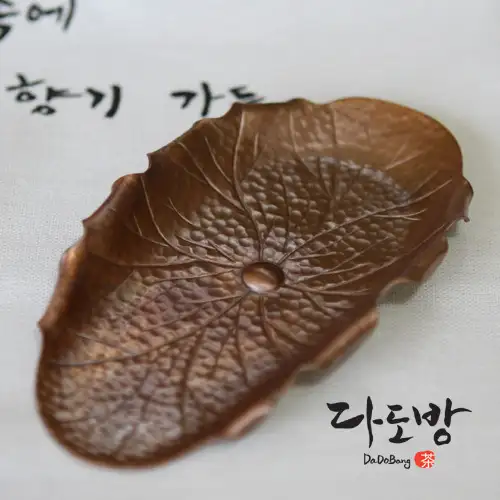 铜 多哈-莲叶碎片/茶杯垫