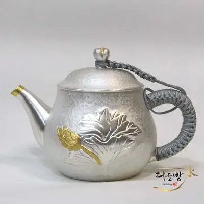 纯银茶盏 2-1号-荷花 / 礼盒套装推荐