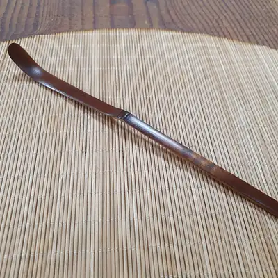梅竹 抹茶筛 熏制 竹制 抹茶勺 日本茶筛