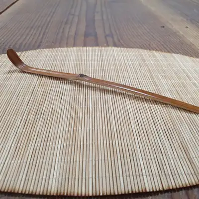 熏制竹制抹茶勺 日本茶道工具