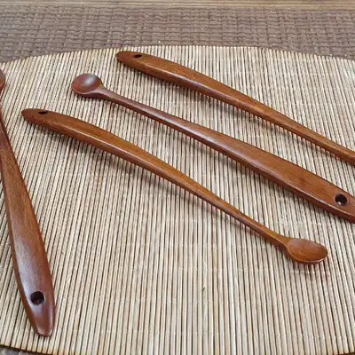 红枣木抹茶勺 1个/茶勺