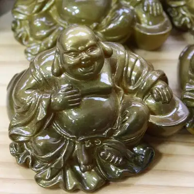 变色茶宠(茶虫)-金色佛像/普洱茶茶具茶盘装饰品茶友茶伴侣