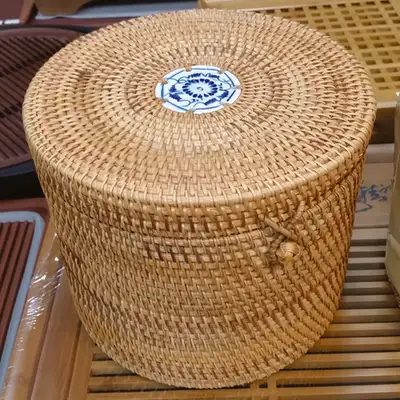 高级手工普洱茶储存罐(大)7饼收纳-等艺茶筒 茶叶盒/大益茶 代理店 茶道坊