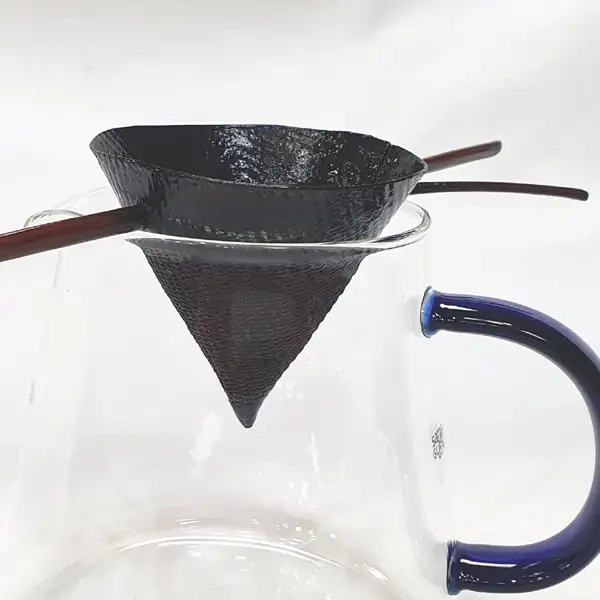 工艺匠人制作的马尾毛圆锥形茶叶过滤网 高级外国人感谢礼物 — 3