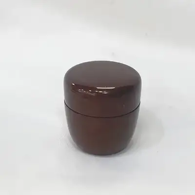 木制抹茶茶罐 2号 日本抹茶 茶叶罐 古董风