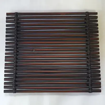 Handmade Bamboo Square Coaster 2118 Lacquer Finished Tea Table/Coaster