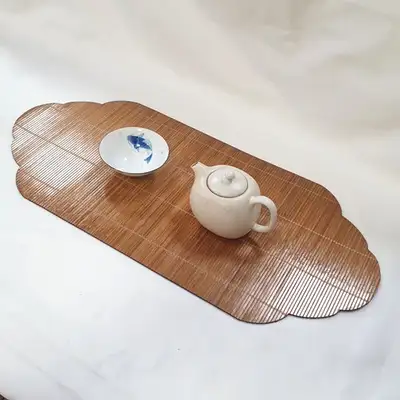 竹制双层垫 云朵(大)餐桌垫 茶席 茶垫