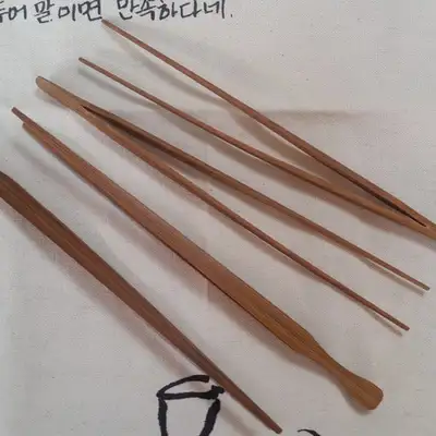 花茶用高级手工竹茶杯夹 1个/花茶夹