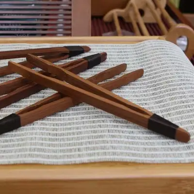 高级手工竹茶杯夹(绳) 1个