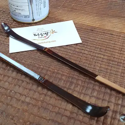 高级漆器抹茶筛 3号/抹茶勺