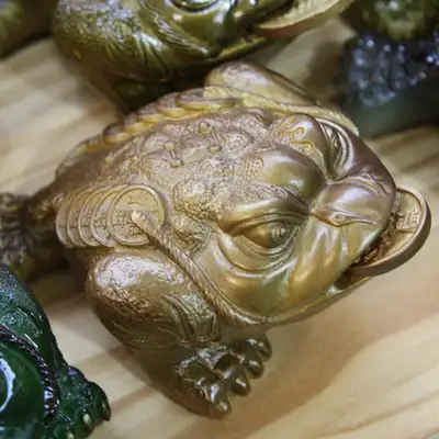 变色茶宠(茶充)-金丝-铜钱蛤蟆/普洱茶茶具茶道茶盘装饰品茶友