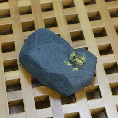 茶槍-小青蛙5號/車板裝飾玩偶