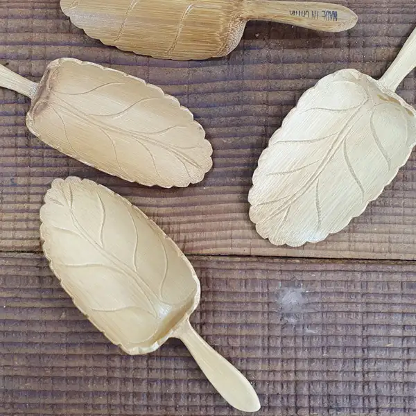 树叶形茶匙 1个/茶勺达哈