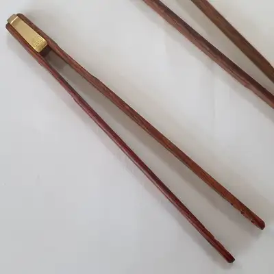 高级手工木制茶杯夹 1个 原木茶道茶夹茶具