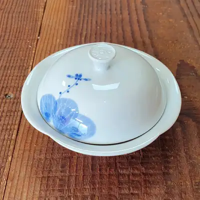 多食盒(中) 蓝花/多食盘+盖子套装