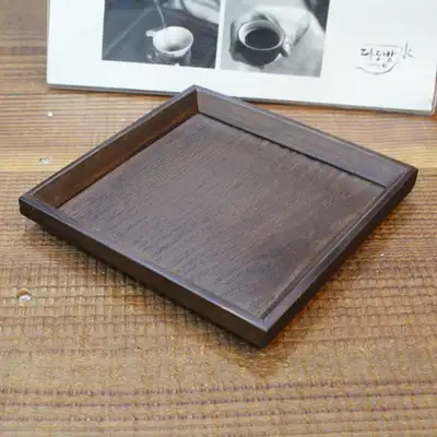 方形木质托盘(中)/茶碗垫垫盘