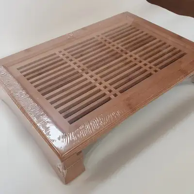 新型引き出し式竹組子多盤370茶盤茶卓