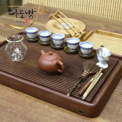 宜興茶具5人套裝 新16號/全木茶盤4060/宜興茶杯等