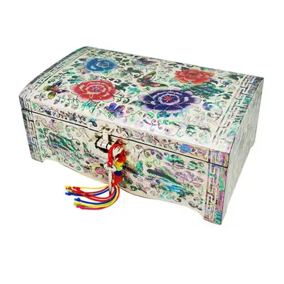 Openwork Jikgulrim 9-No. 2-Tier - Peony (Black)