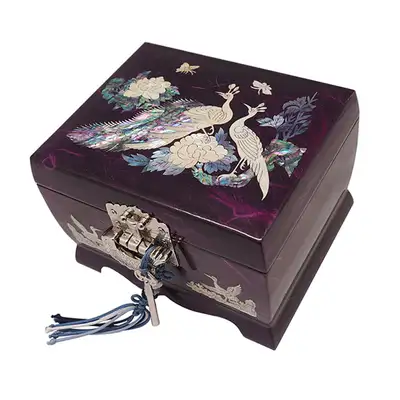 [Hanji] Music No.5 2-Tier - Peacock Jewel Box