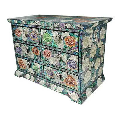 Premium Ornamental Cabinet Drawer - Peony