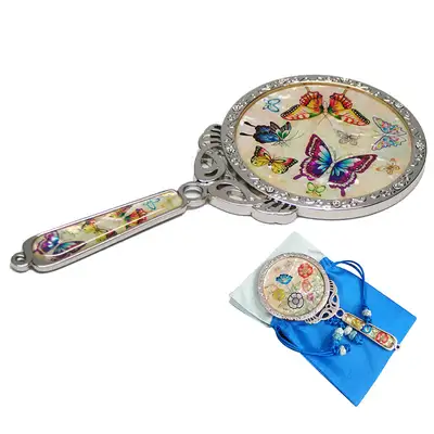 Mother-of-Pearl Princess Mirror Butterfly White