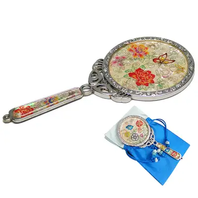 Mother-of-Pearl Princess Mirror Peony Butterfly White