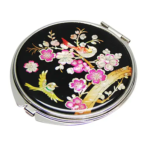 螺钿梅花手镜